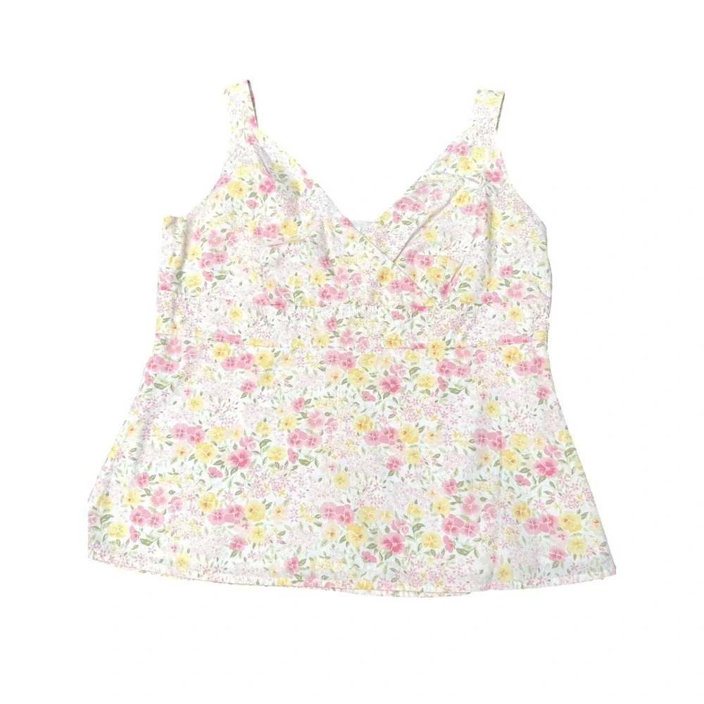 Gymboree Floral Two Piece Set Skirt and Top Pink‎ Yellow Size 10 Girls Summer